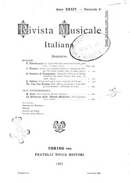 Rivista musicale italiana