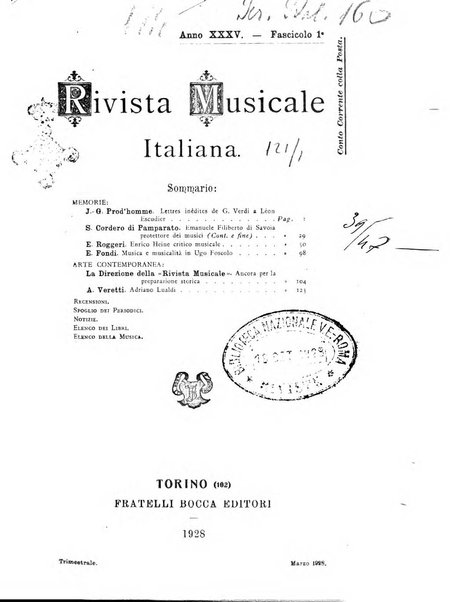 Rivista musicale italiana