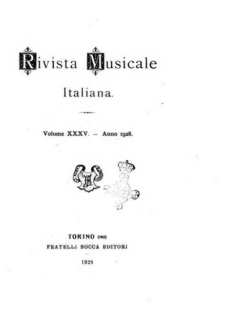 Rivista musicale italiana