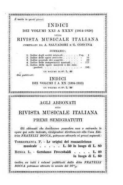 Rivista musicale italiana