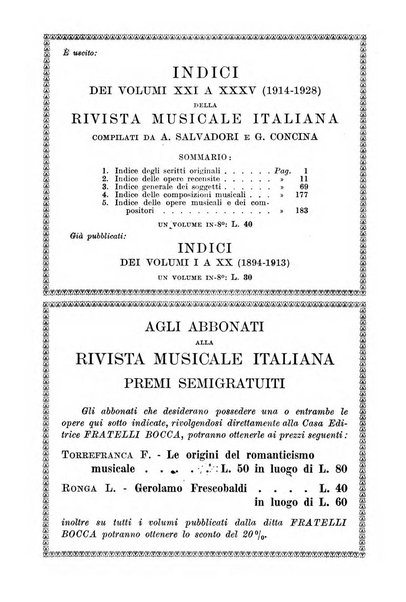 Rivista musicale italiana