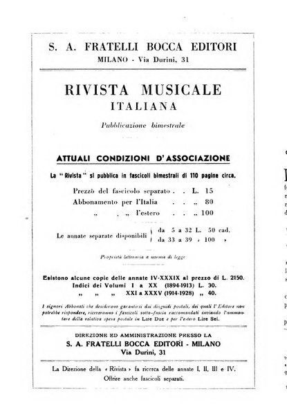 Rivista musicale italiana