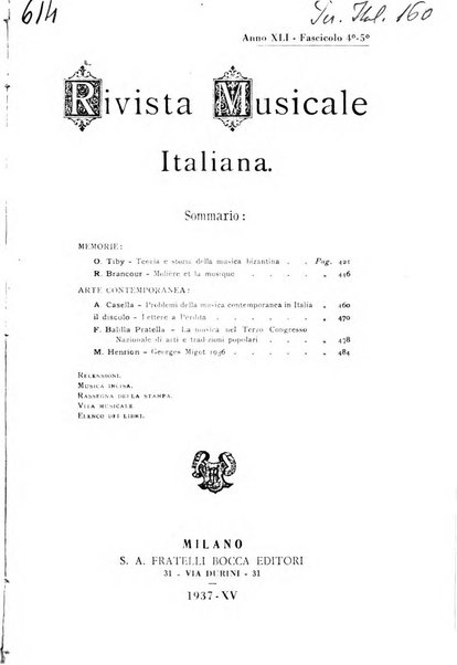 Rivista musicale italiana