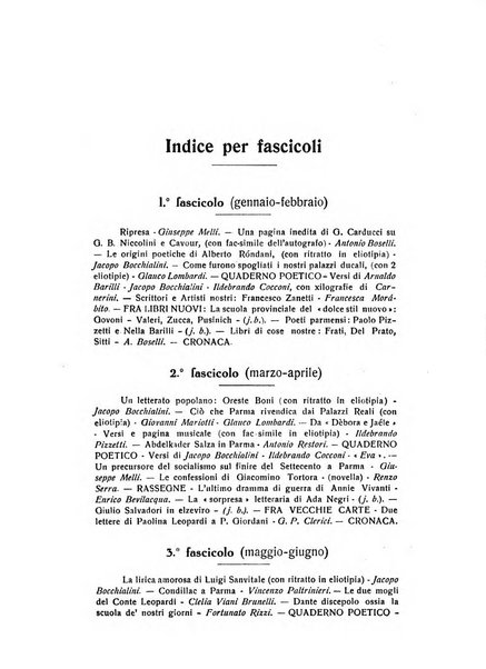 Aurea Parma rivista di storia, letteratura, arte