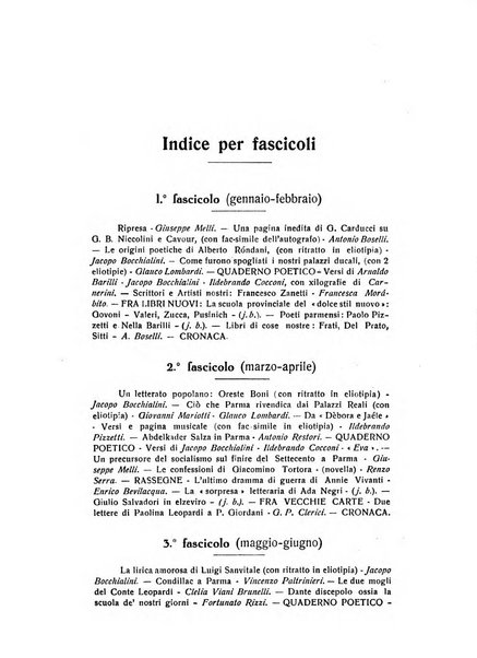 Aurea Parma rivista di storia, letteratura, arte