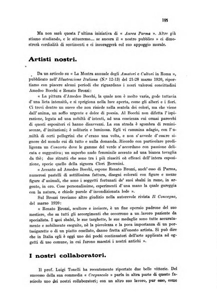 Aurea Parma rivista di storia, letteratura, arte