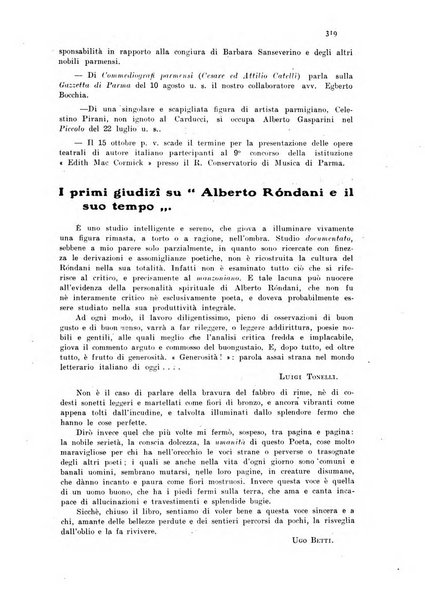 Aurea Parma rivista di storia, letteratura, arte