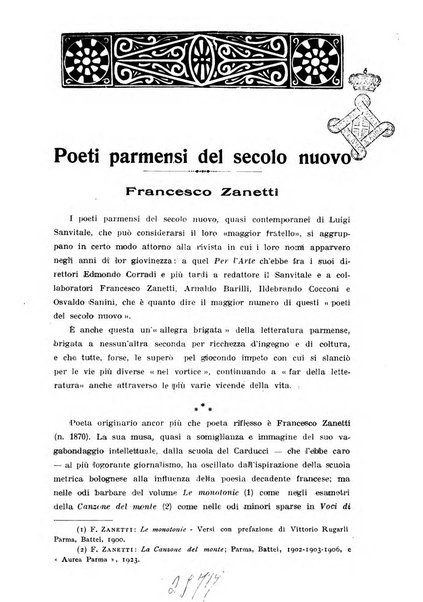 Aurea Parma rivista di storia, letteratura, arte