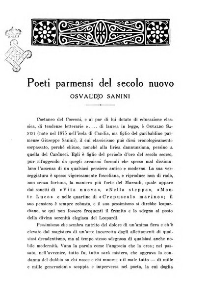 Aurea Parma rivista di storia, letteratura, arte