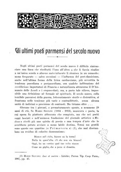 Aurea Parma rivista di storia, letteratura, arte