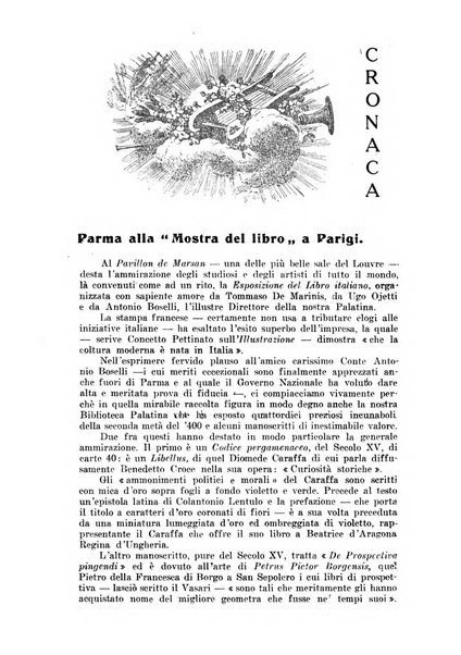 Aurea Parma rivista di storia, letteratura, arte