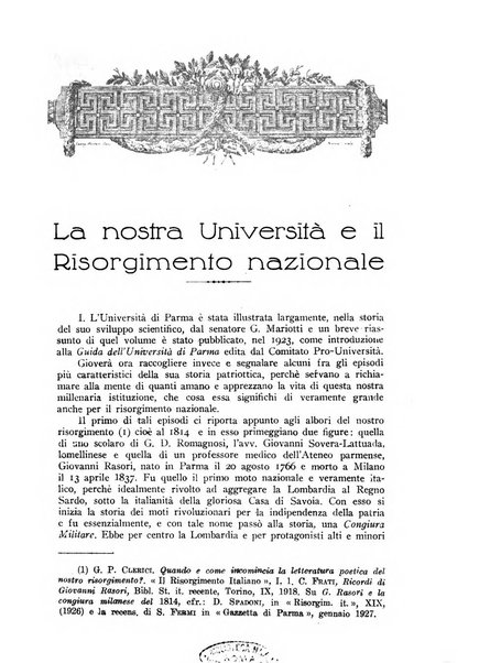 Aurea Parma rivista di storia, letteratura, arte