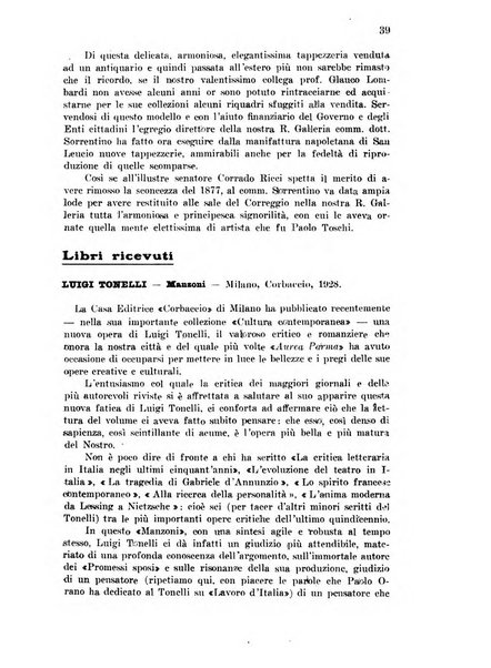 Aurea Parma rivista di storia, letteratura, arte