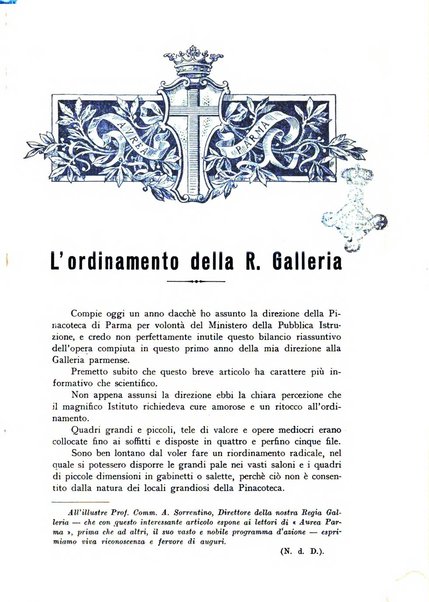 Aurea Parma rivista di storia, letteratura, arte