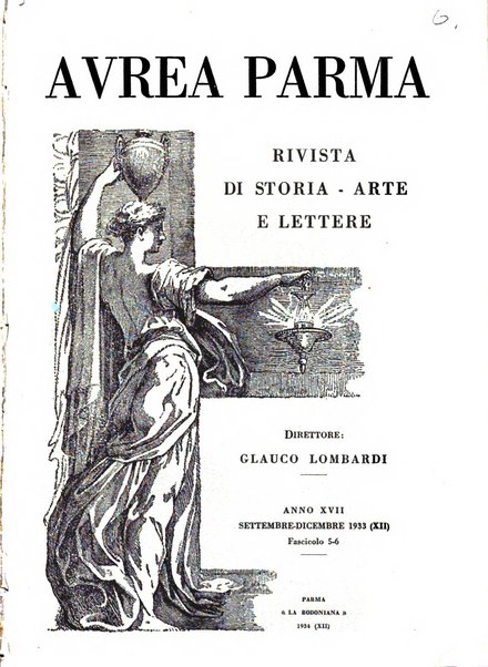 Aurea Parma rivista di storia, letteratura, arte