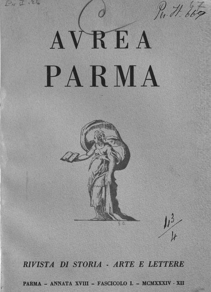 Aurea Parma rivista di storia, letteratura, arte