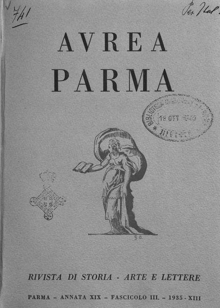 Aurea Parma rivista di storia, letteratura, arte