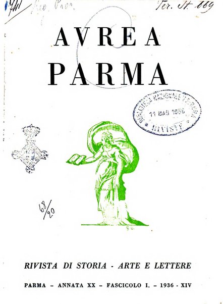 Aurea Parma rivista di storia, letteratura, arte