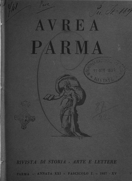 Aurea Parma rivista di storia, letteratura, arte