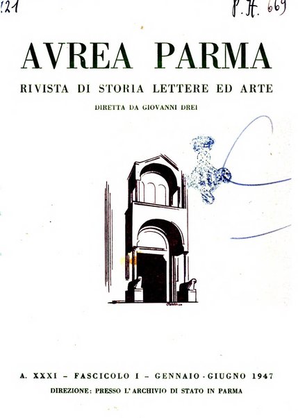 Aurea Parma rivista di storia, letteratura, arte