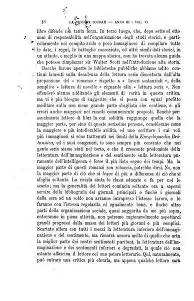 La riforma sociale rassegna di scienze sociali e politiche