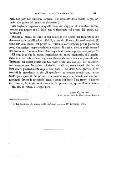 La riforma sociale rassegna di scienze sociali e politiche