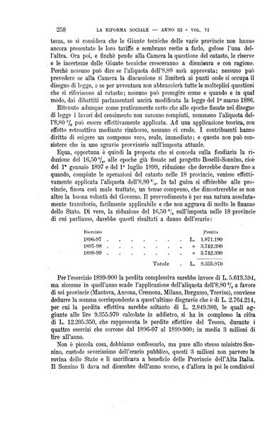 La riforma sociale rassegna di scienze sociali e politiche