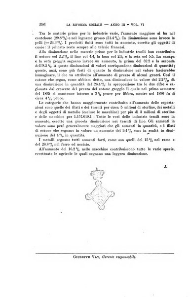 La riforma sociale rassegna di scienze sociali e politiche