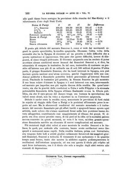 La riforma sociale rassegna di scienze sociali e politiche