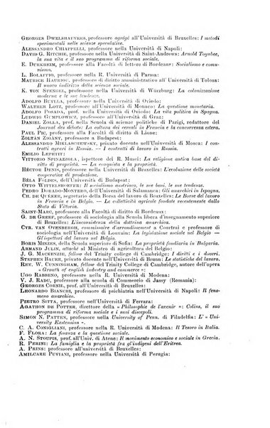 La riforma sociale rassegna di scienze sociali e politiche