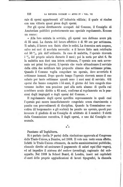 La riforma sociale rassegna di scienze sociali e politiche