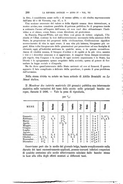 La riforma sociale rassegna di scienze sociali e politiche