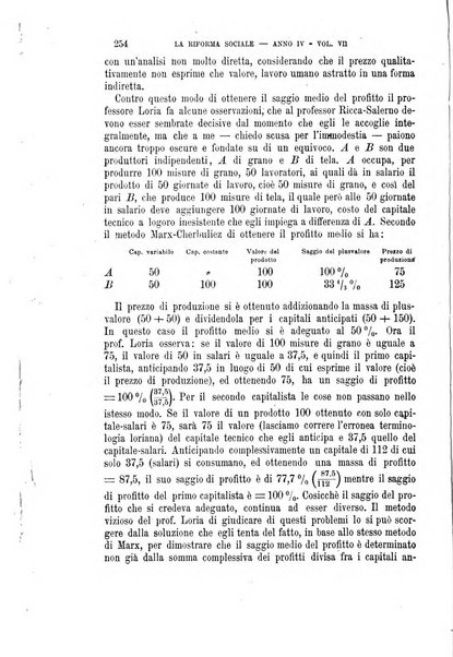 La riforma sociale rassegna di scienze sociali e politiche