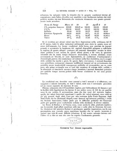 La riforma sociale rassegna di scienze sociali e politiche