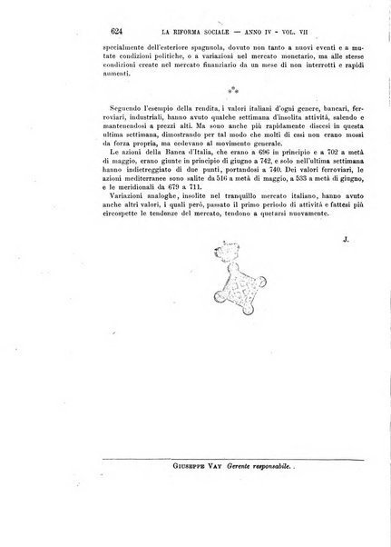 La riforma sociale rassegna di scienze sociali e politiche