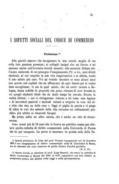 La riforma sociale rassegna di scienze sociali e politiche