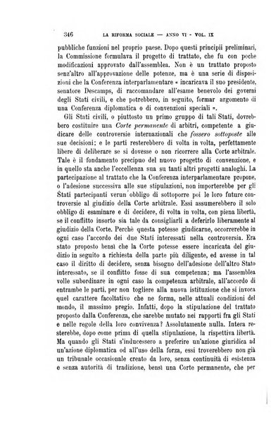 La riforma sociale rassegna di scienze sociali e politiche