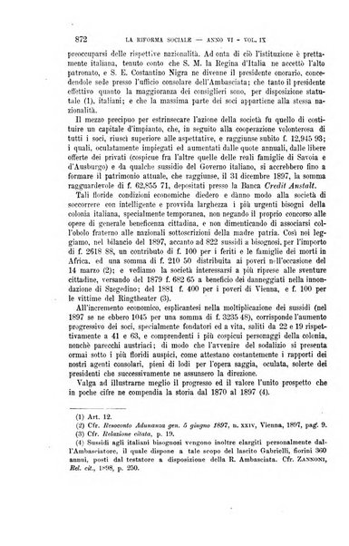 La riforma sociale rassegna di scienze sociali e politiche