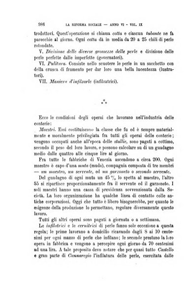 La riforma sociale rassegna di scienze sociali e politiche