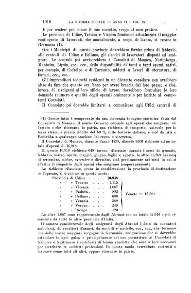 La riforma sociale rassegna di scienze sociali e politiche