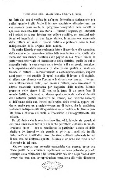 La riforma sociale rassegna di scienze sociali e politiche