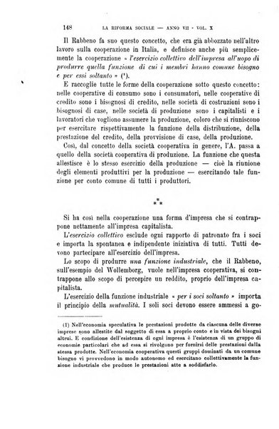 La riforma sociale rassegna di scienze sociali e politiche