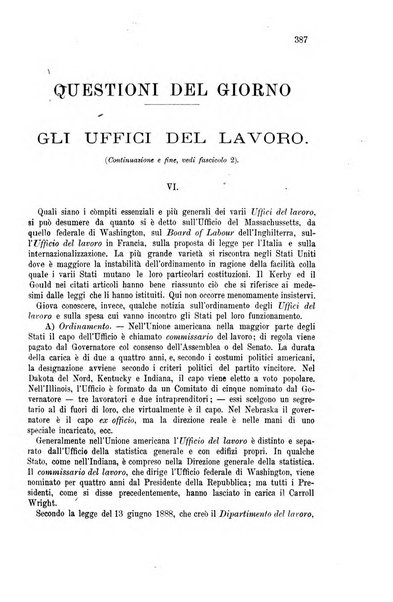 La riforma sociale rassegna di scienze sociali e politiche