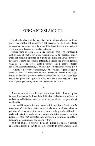 La riforma sociale rassegna di scienze sociali e politiche