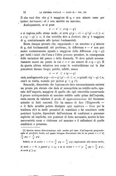 La riforma sociale rassegna di scienze sociali e politiche