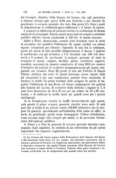 La riforma sociale rassegna di scienze sociali e politiche