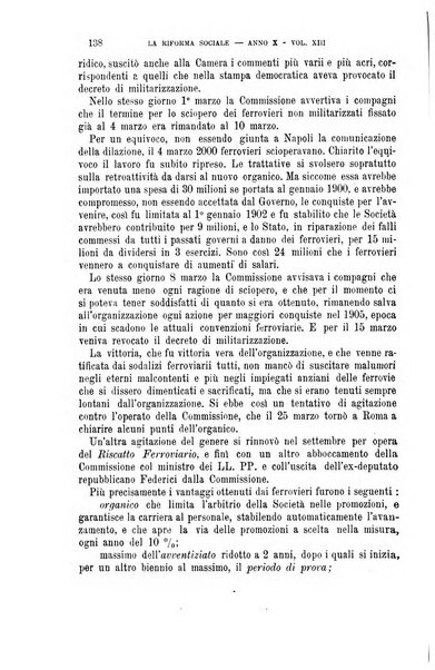 La riforma sociale rassegna di scienze sociali e politiche