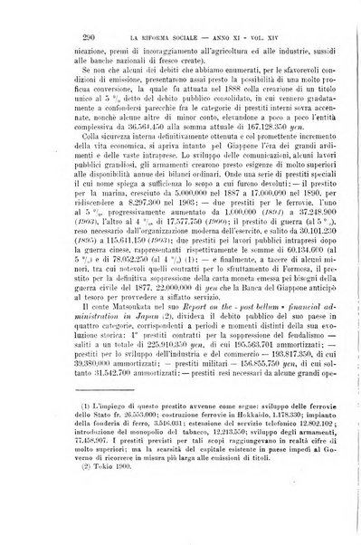 La riforma sociale rassegna di scienze sociali e politiche