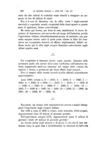 La riforma sociale rassegna di scienze sociali e politiche