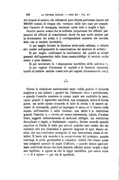 La riforma sociale rassegna di scienze sociali e politiche